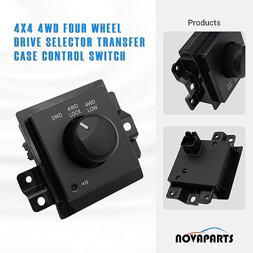 Miniatura 2 de Interruptor de control de caja de transferencia selector de tracción en las cuatro ruedas 4x4 4WD para Dodge Dakota 2005-2011 2006-2008 Ram 1500