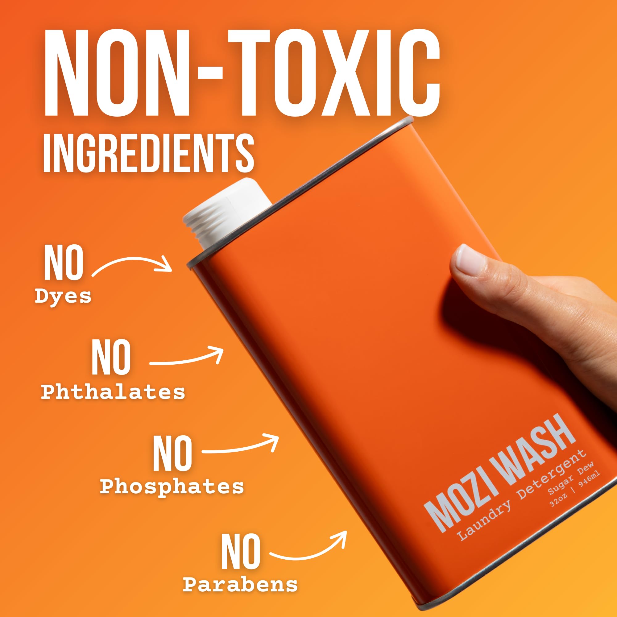 Amazon.com: Mozi Wash Laundry Detergent Liquid, Sugar Dew- Citrus