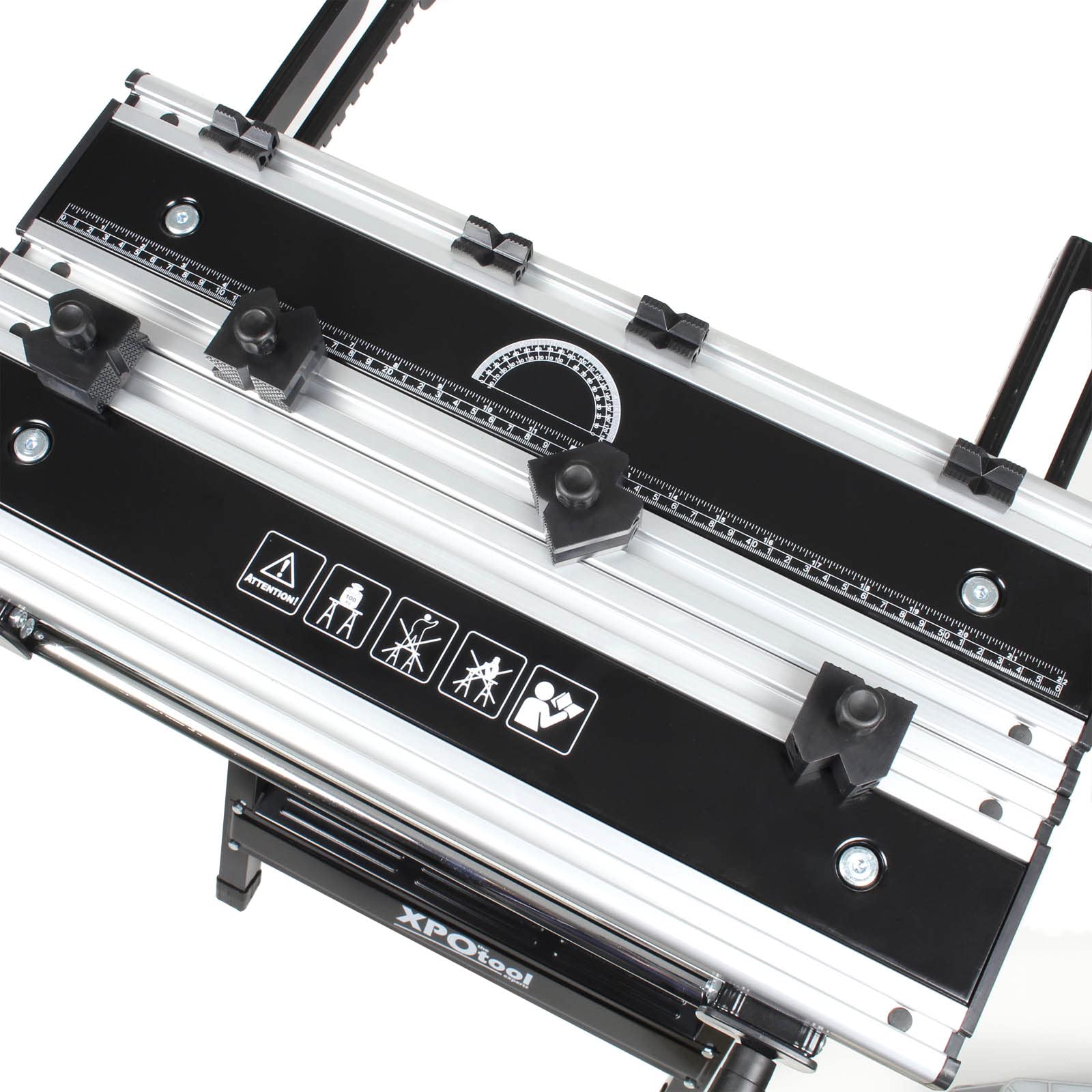 Wiltec Banc Mobile Jusqu’à 100 kg Établi Pliable à Hauteur réglable 77-107cm Inclinaison réglable
