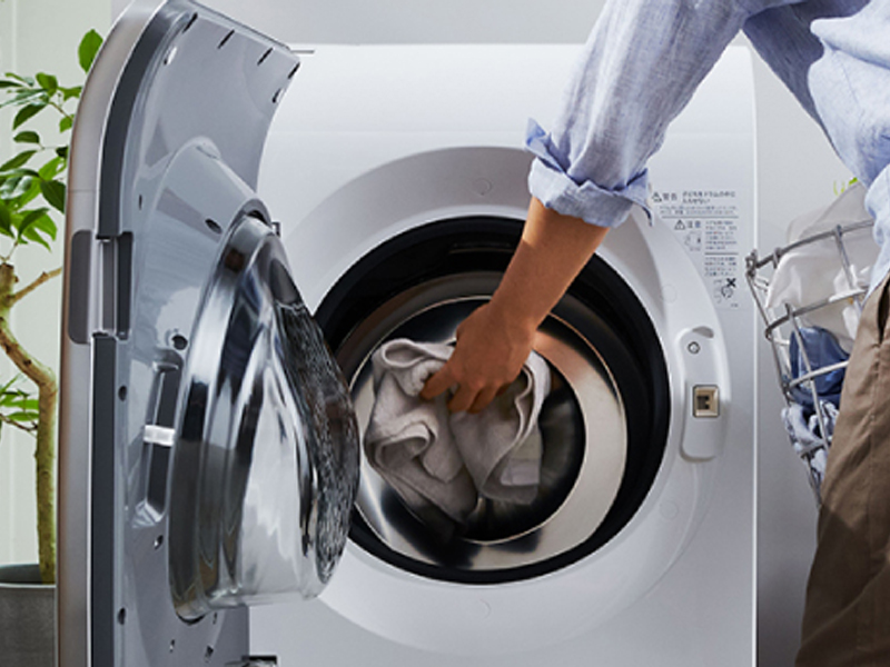 Amazon | 【セット買い】 シャープ ドラム式 洗濯乾燥機 ES-X11B-SL 左