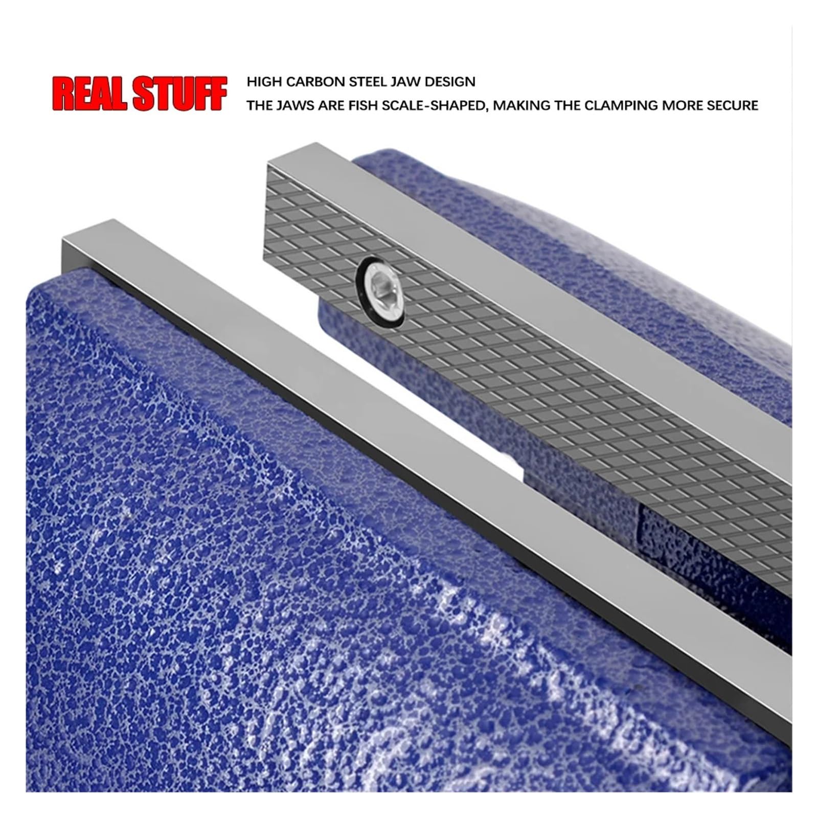 Bench Plie 4" /5" /6" Vice Abrazadera portátil Base giratoria de 360° Mesa de tornillo de banco CNC for fresadora de carpintería Prensa de perforación (azul)(4inch)
