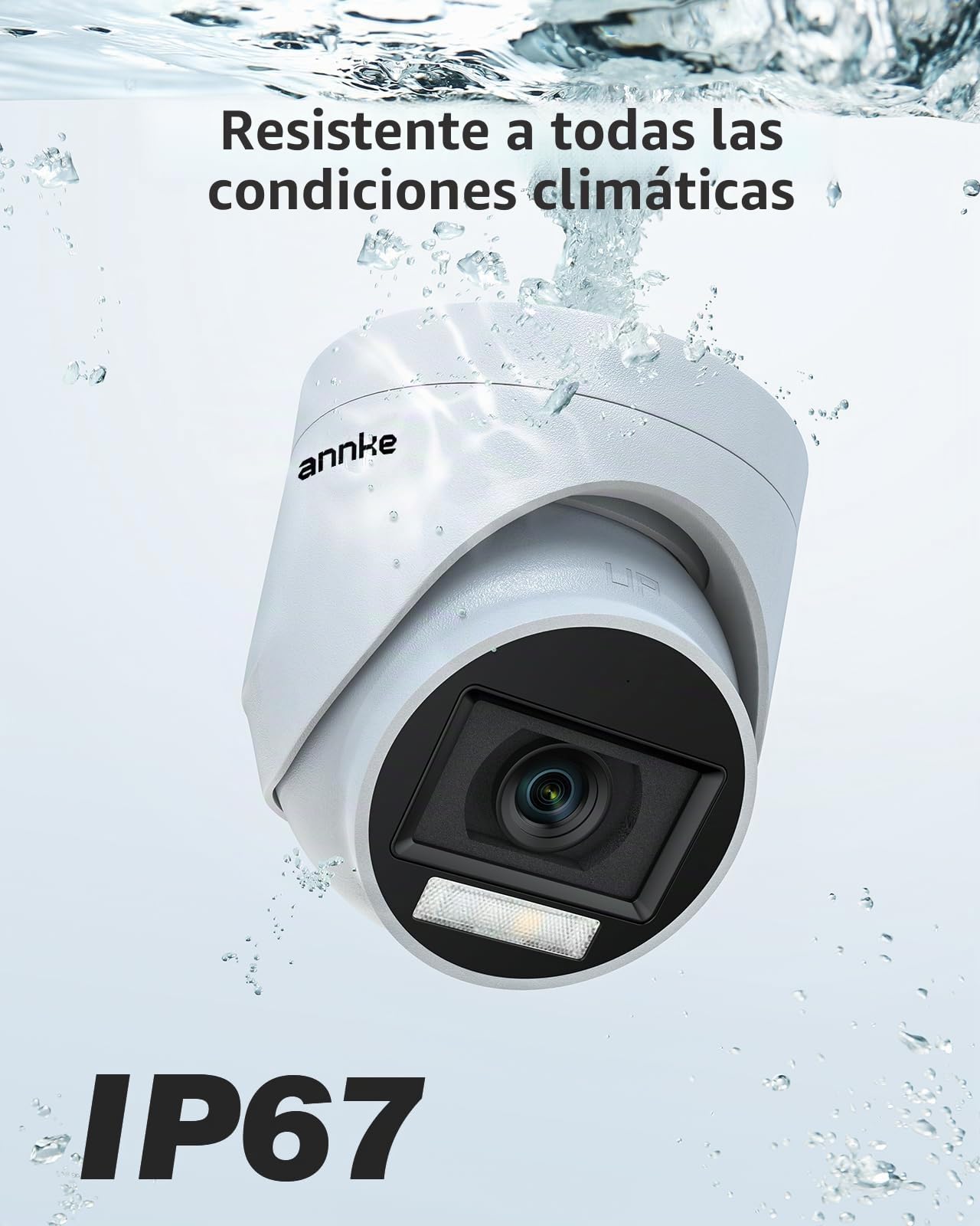 ANNKE 3K Kit Videosorveglianza Esterno con Audio e Rilevamento Uomini/Veicoli, DVR 8 Canali con 2TB HDD e 8X 3K Telecamere con Visione Notturna a Colori, Avvisi Email con Immagini, Registrazione 24/7