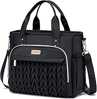 Vista 11 de Weitars - Bolsa de almuerzo aislada para hombres y mujeres, lonchera a prueba de fugas para el trabajo, bolsa de almuerzo extragrande con correa