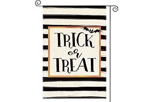 Exclusive Trick Or Treat Sign, 12x18in, Double-Sided, Vertical Garden Flag