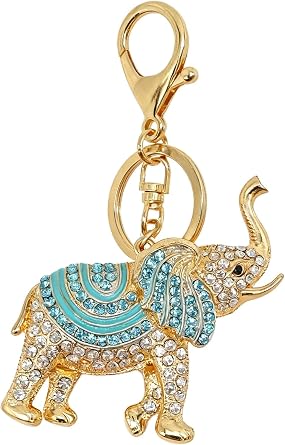 Animal Pendant Key Chains Ring Crystal Bling Turtle Whales Horse Elephants Koala Flamingos Owl Frogs Keychain for Women Girls