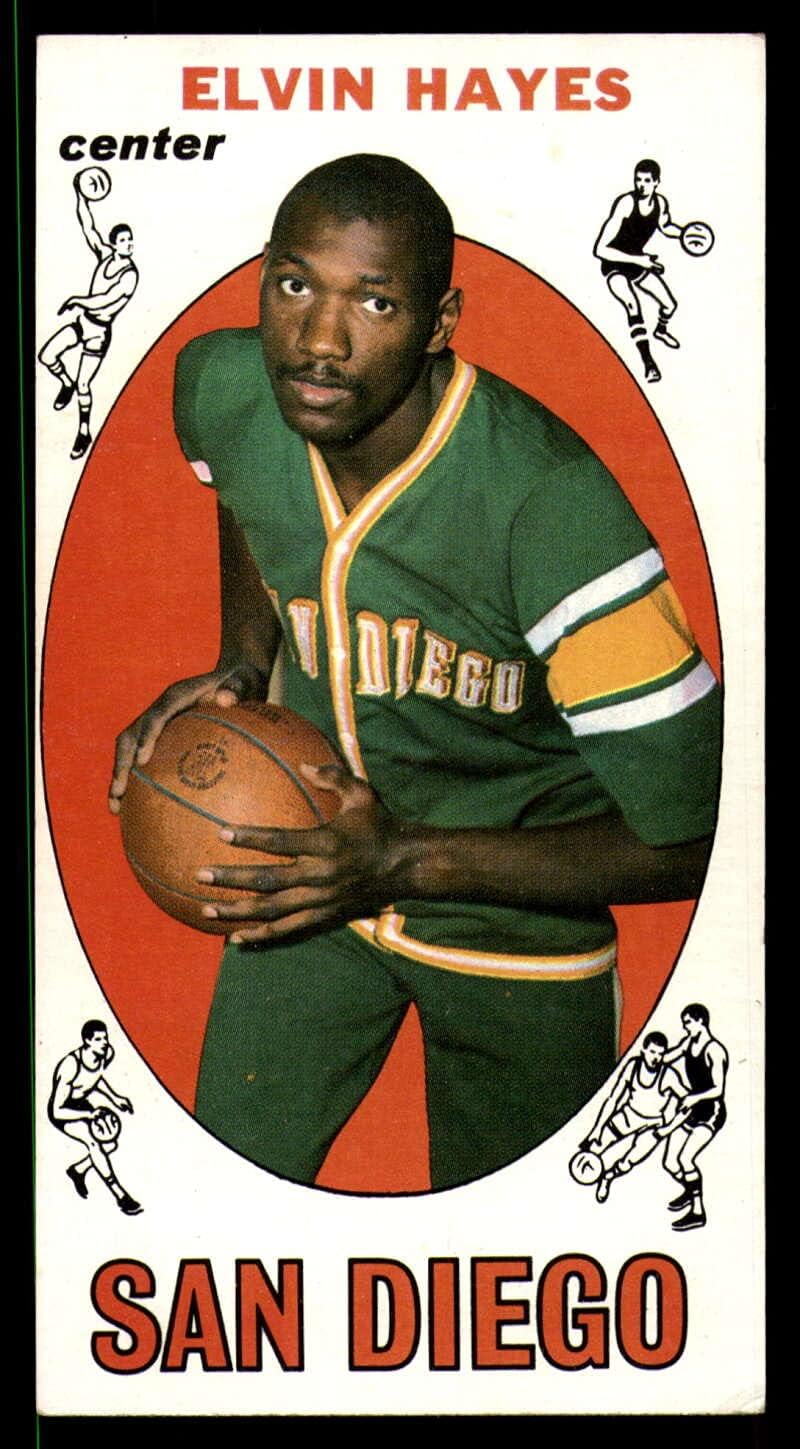 Basketball 1969-70#75 Elvin Hayes creased corners RC Rookie