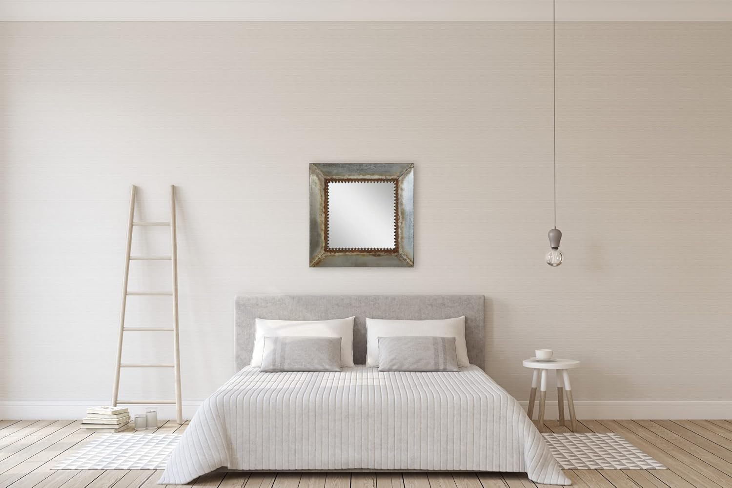 Creative Co-Op Square Metal Framed Mirror