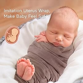 Momcozy Muslin Swaddle Blankets, 4 Pack Ultra Soft Neutral Matching Baby Swaddle Blanket, Breathable Skin Friendly, Large 47 x 47 Inch Swaddling Receiving Blanket for Boy Girl, Light Green