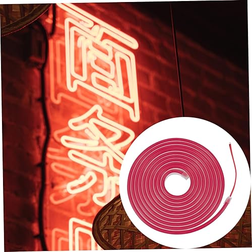 Miniatura 9 de Angoily Tira de neón para decoración de puerta, barra de luz LED, tira de luces LED, tira flexible de cuerda de silicona de neón, luces de noche de