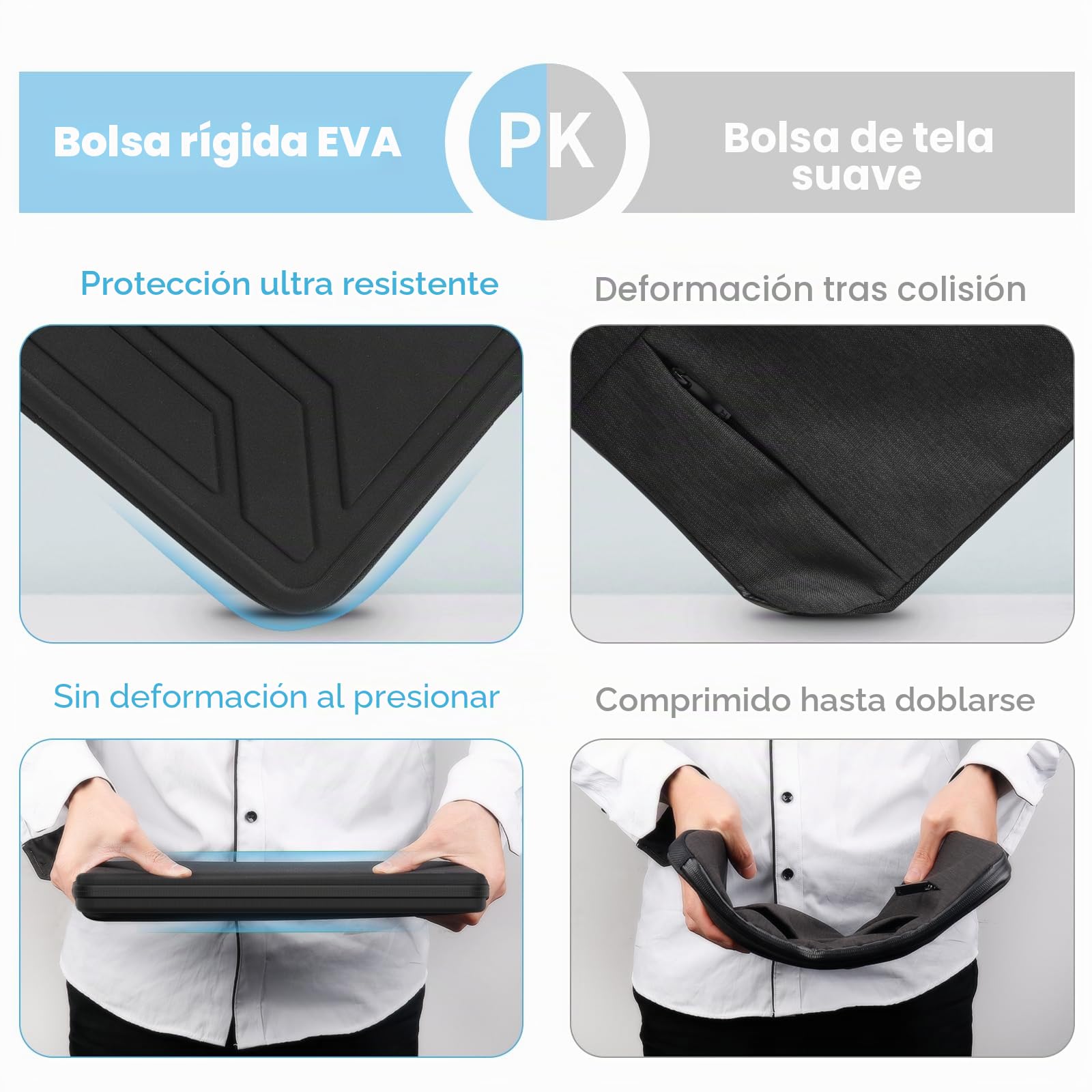 Funda para portátil de 18 pulgadas para ASUS ROG Strix Scar 18, funda dura ASUS ROG Strix SCAR 18 (2024), funda delgada de transporte