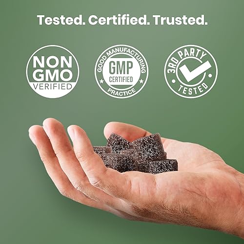 Miniatura 5 de Cured 3 en 1  Gomitas puras de Shilajit del Himalaya para hombres y mujeres  Musgo marino Ashwagandha y miel de manuka orgánica con más de 85