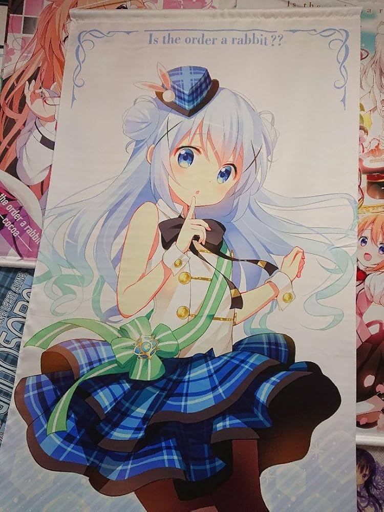 ご注文はうさぎですか？？　フルスタンディ タペストリー チノ Amazon.co.jp: ご注文はうさぎですか ごちうさ フルスタンディ