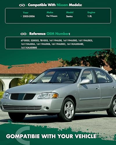 Miniatura 3 de SCITOO Conjunto de restrictor de aire del cuerpo del acelerador, kits de placa del acelerador 67-0005 S20052 Compatible con para 2003-2006 para