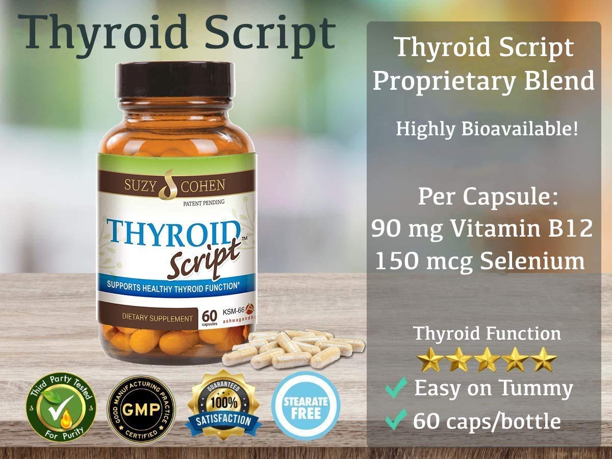 Thyroid Script Supplement Supports Healthy Thyroid, T3 Activation
