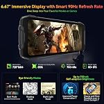 Ulocked Cell Phones Canada Blackview BV7300, 18GB+256GB+TF 2TB Phone, 15000mAh 45W Fast, 50MP+32MP+20MP Night Vision, 6.67" 90Hz Screen, Android 14 Rugged Smartphone, Dual Camp Lights, NFC/Fingerprint