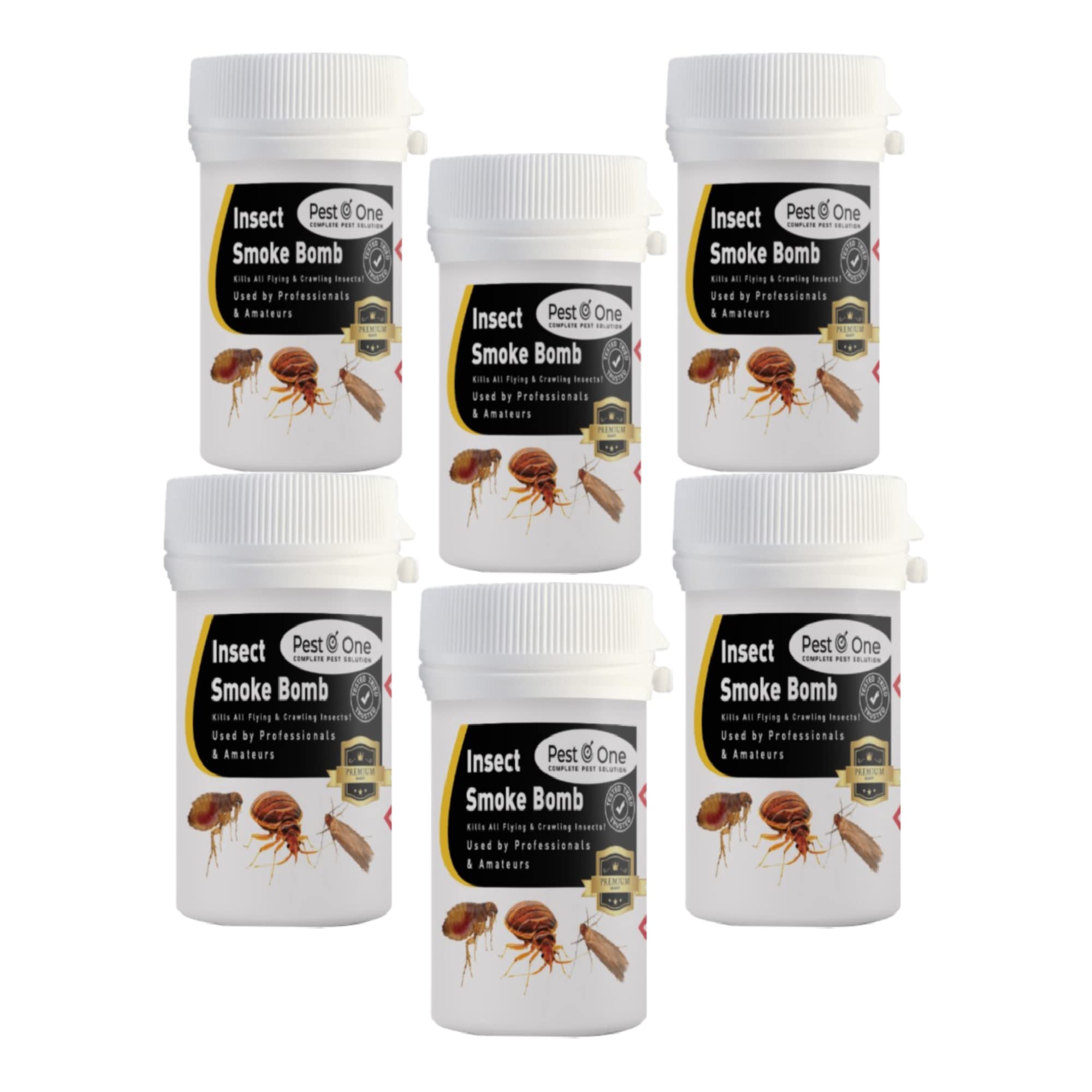 SISI UKFlea Killer Smoke Bombs 3.5g Smoke Bomb Fogger for Fleas, Bedbugs, Moths and All Insects Professional Strength (6)