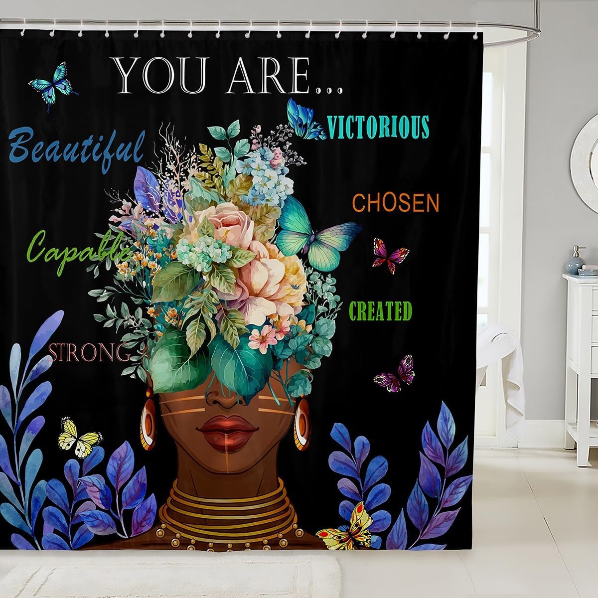 Aircraft Shower Curtain,Sketch 3D Airplane Bathroom Curtain for Kids Boys Teens Men Room Decor,Black and White Airplane Print Waterproof Curtain Flying Games Theme Bath Curtain,12 Hooks,72" Wx84 L
