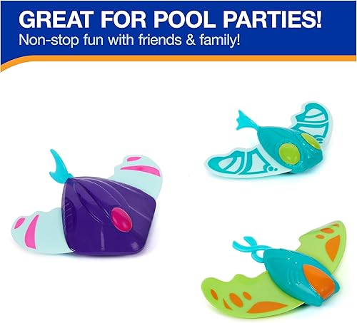 Miniatura 5 de SwimWays, Zoom-A-Rays - Juguetes de agua para niños, juguetes sumergibles para aprender a nadar y para juegos al aire libre, para niños de 5 años en