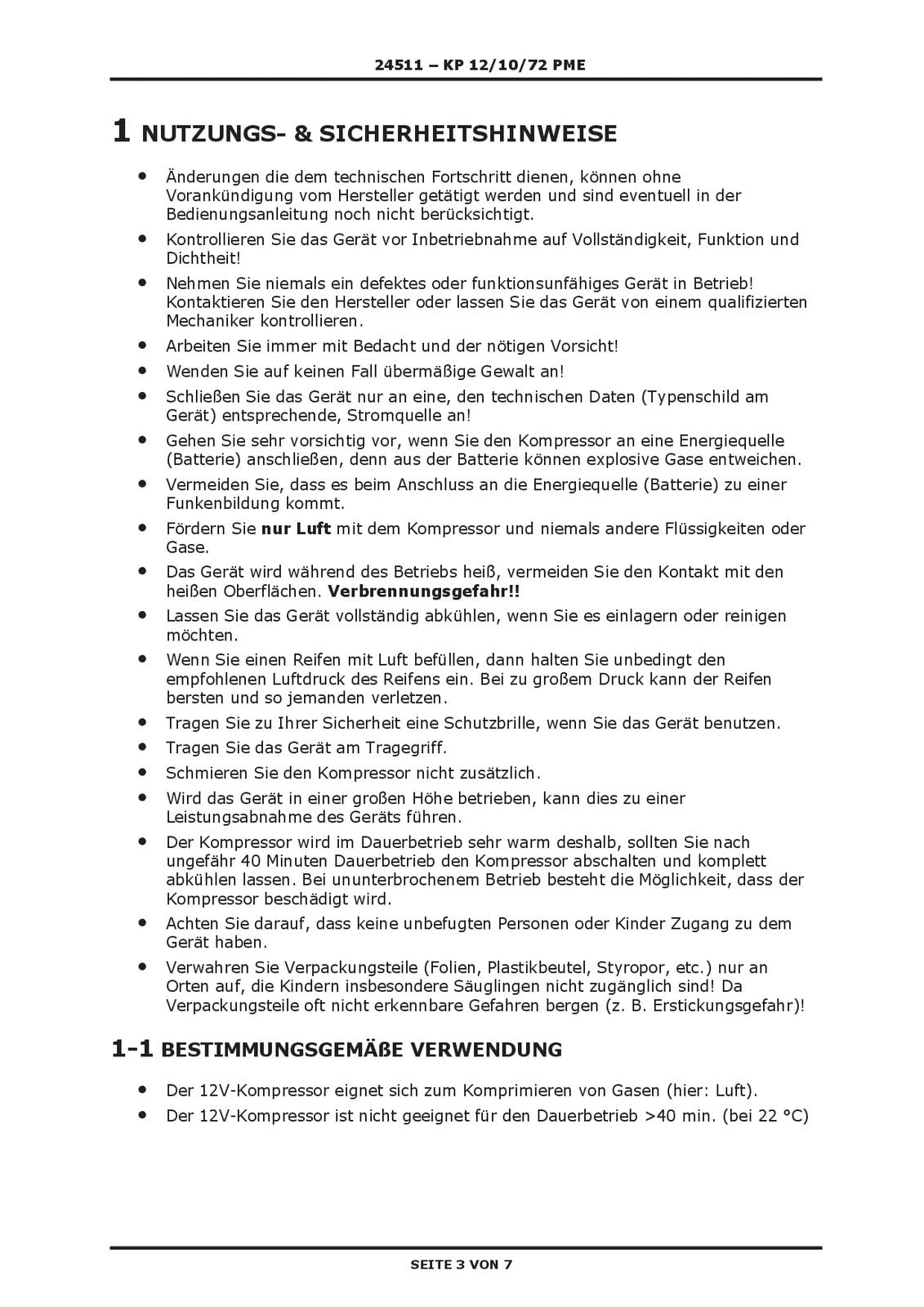 DEMA - Compresor (12 V)