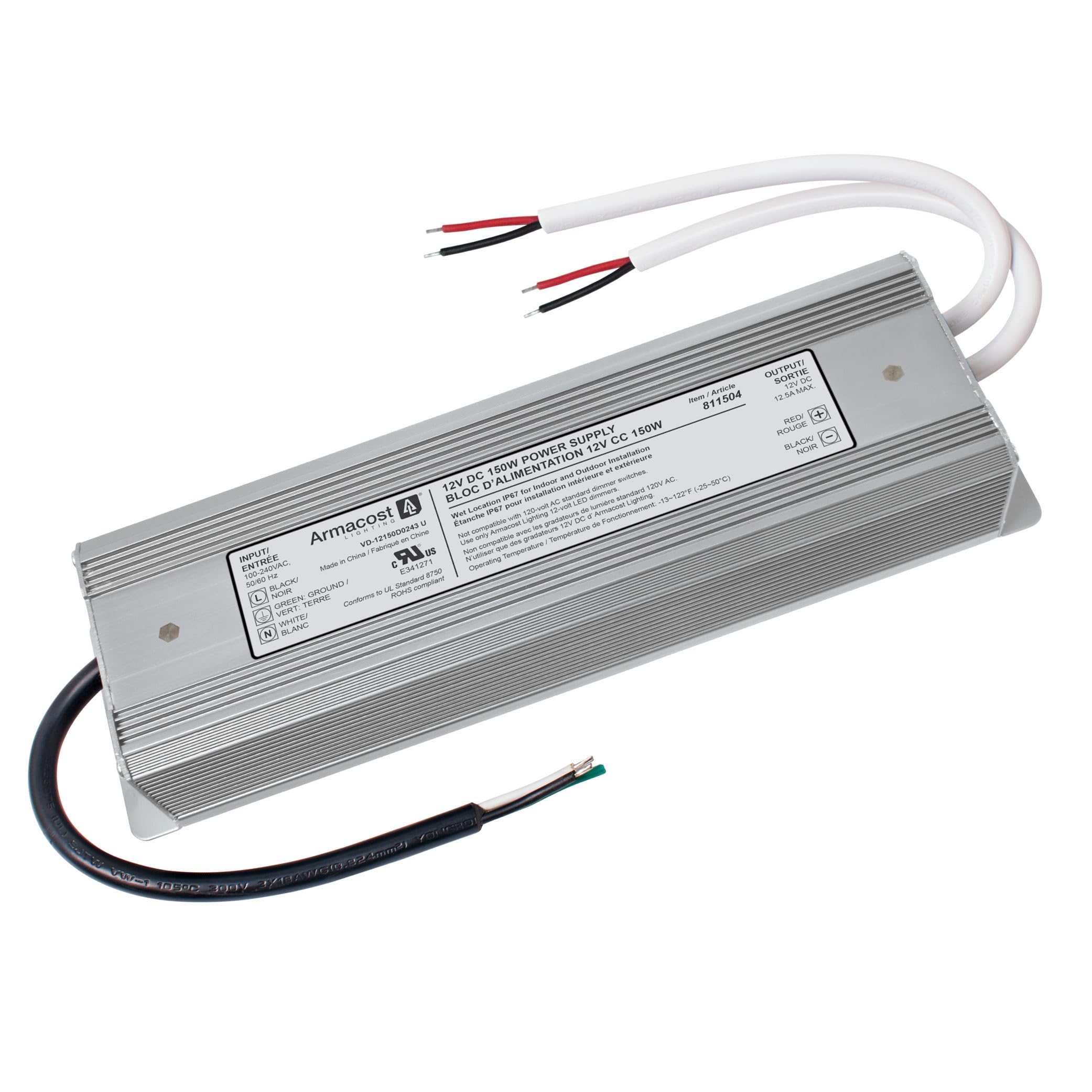 Armacost Lighting 150 Watt Standard Indoor/Outdoor Power Supply 811504