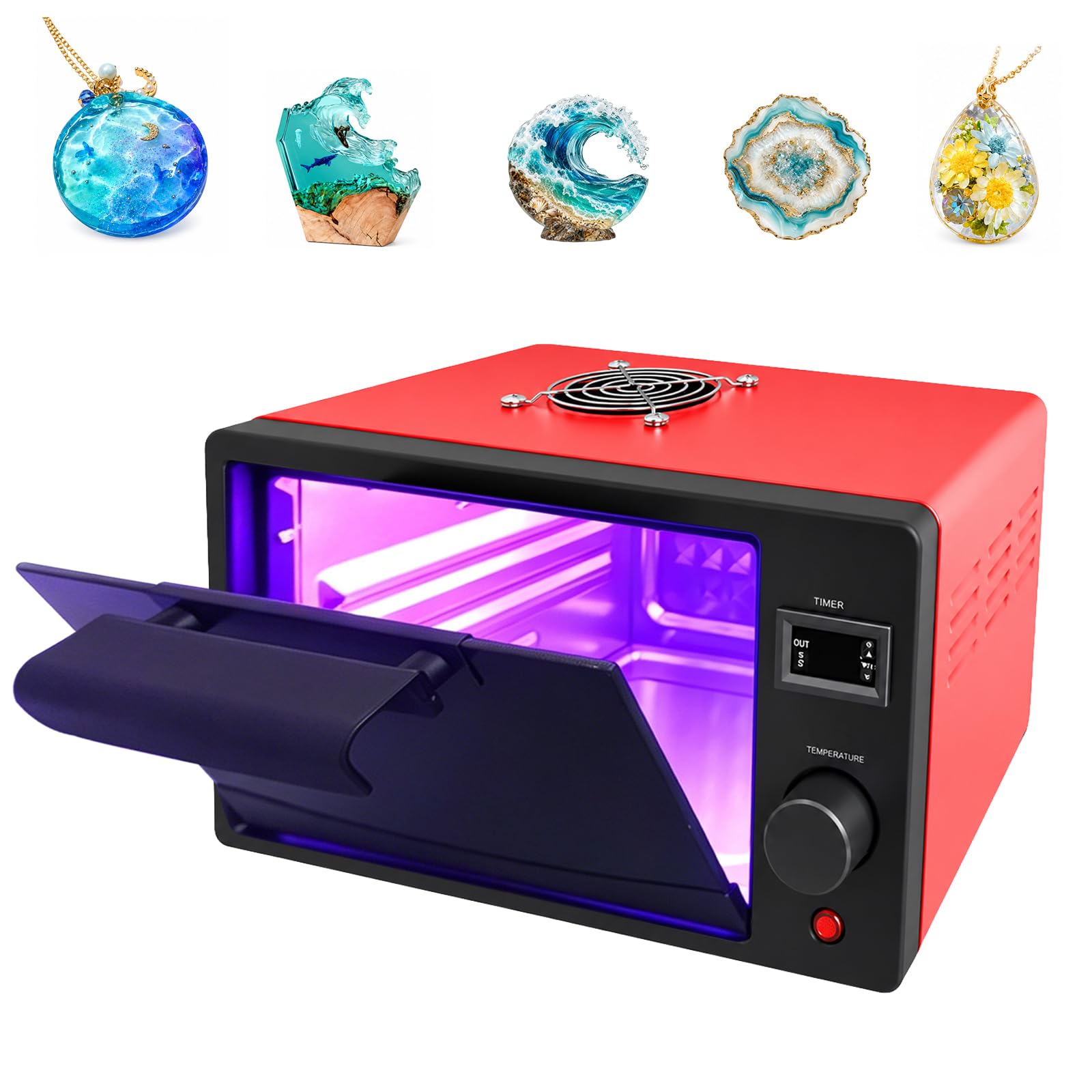 Appareil de durcissement de résine UV 80 W pour moules en résine époxy