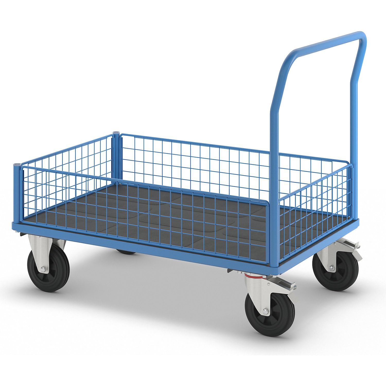 eurokraft Pro | Chariot Plate-Forme à parois grillagées