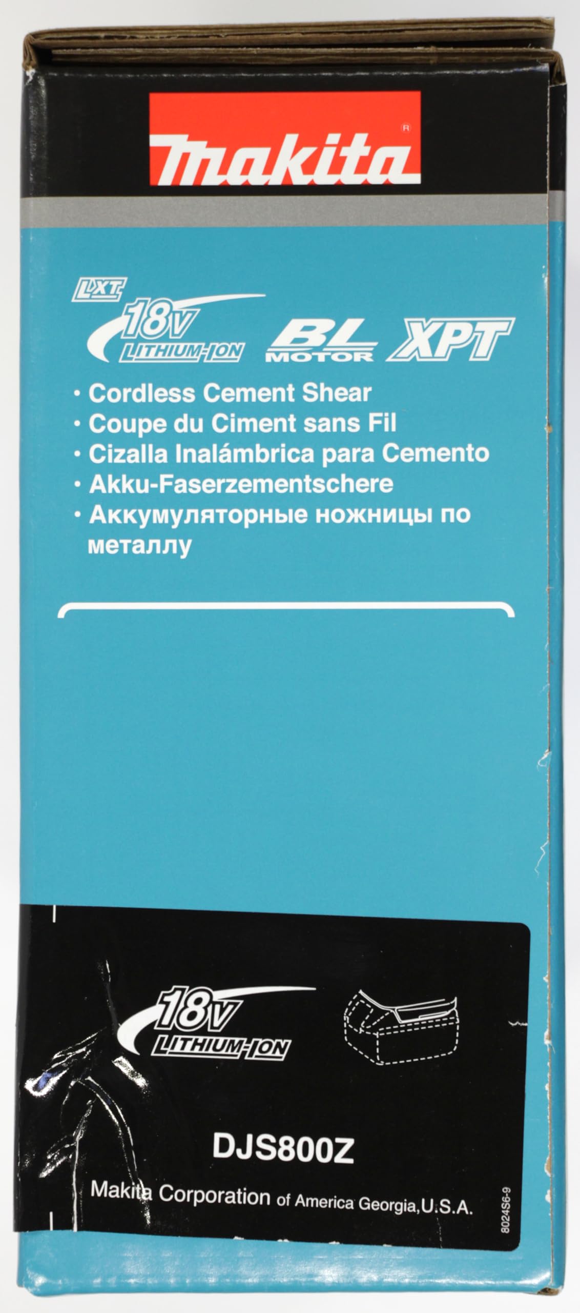 Makita DJS800Z Akku-Faserzementschere 18V (ohne Akku, ohne Ladegerät)