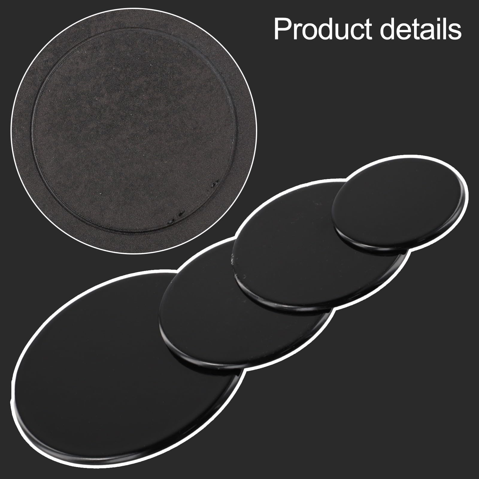 Gasbrennerkappen-Set für Herd, 4 Stück, 55 mm, 75 mm, 100 mm, schnelles und effizientes Kochen (flach)