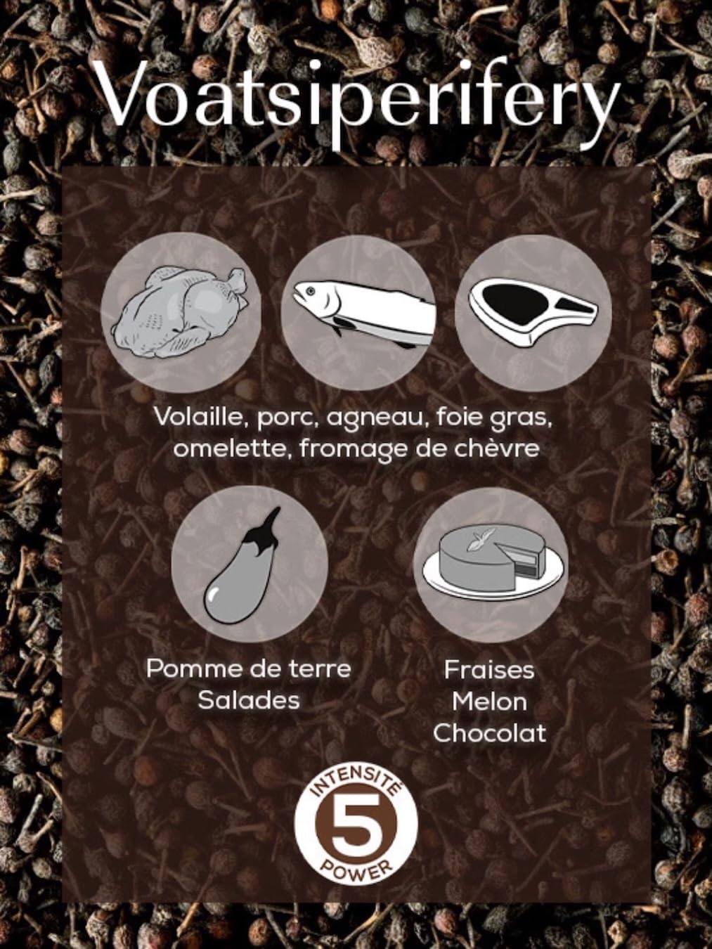 PEUGEOT Premium-Pfeffer-Multipack - Kampot Black & Red, Voatsiperifery, Fresh Blend - Herkunft: Kambodscha & Madagaskar - Dreifach-Schutzbeutel - 4x60g