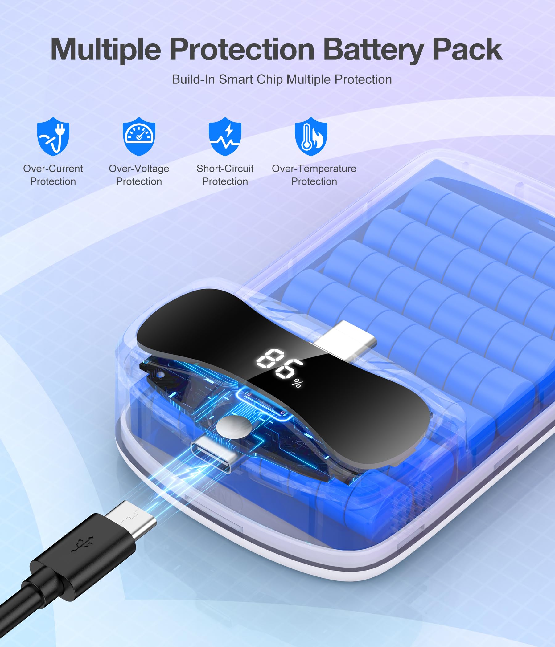 Elegamefy Sangle de tête pour Meta Quest 3/Quest 3S/Quest 2 avec batterie – Affichage numérique et temps prolongé de 3 à 4 heures, double molette de réglage, confort, équilibré