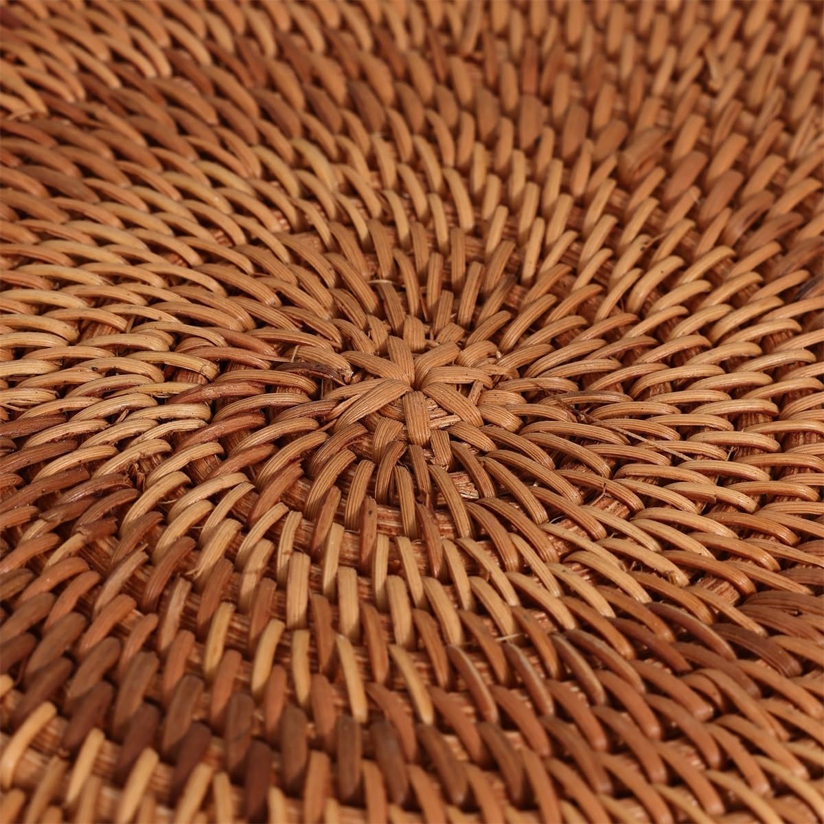 Rattan Coaster Insulation Mat Home Dining Bowl Casserole Table Tea Set