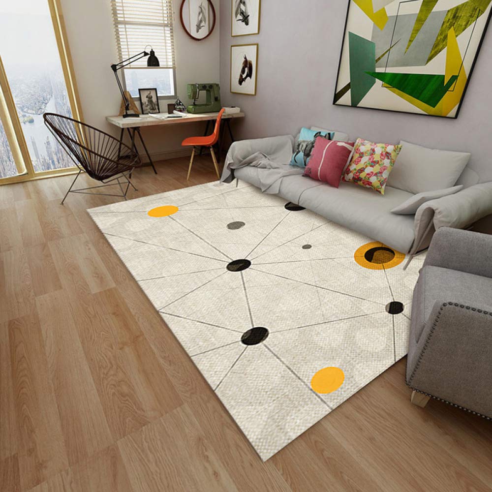 Tapis de table basse avec impression 3D pour réchauffer l'ambiance du salon