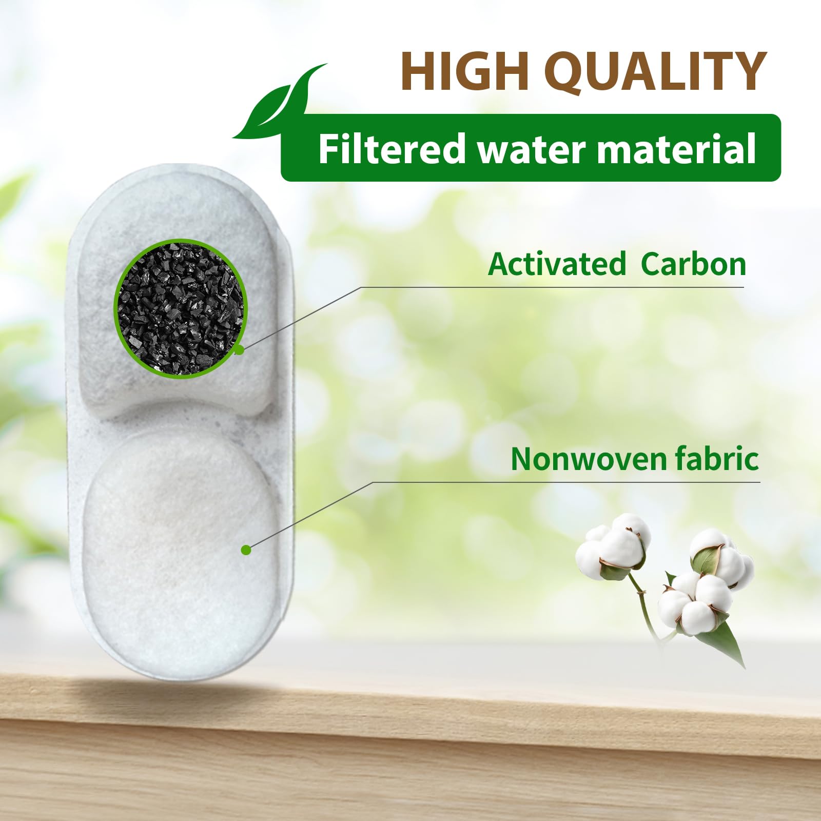 Apauk Filtri e spugne di ricambio, S applicabili solo ad APFSS-3201 (8+8)