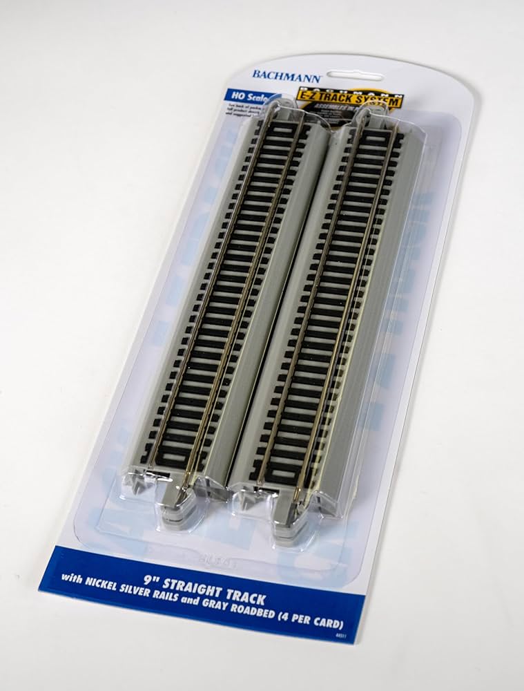 プレストマン Amazon.com: Bachmann Trains - Snap-Fit E-Z Track 9” Straight