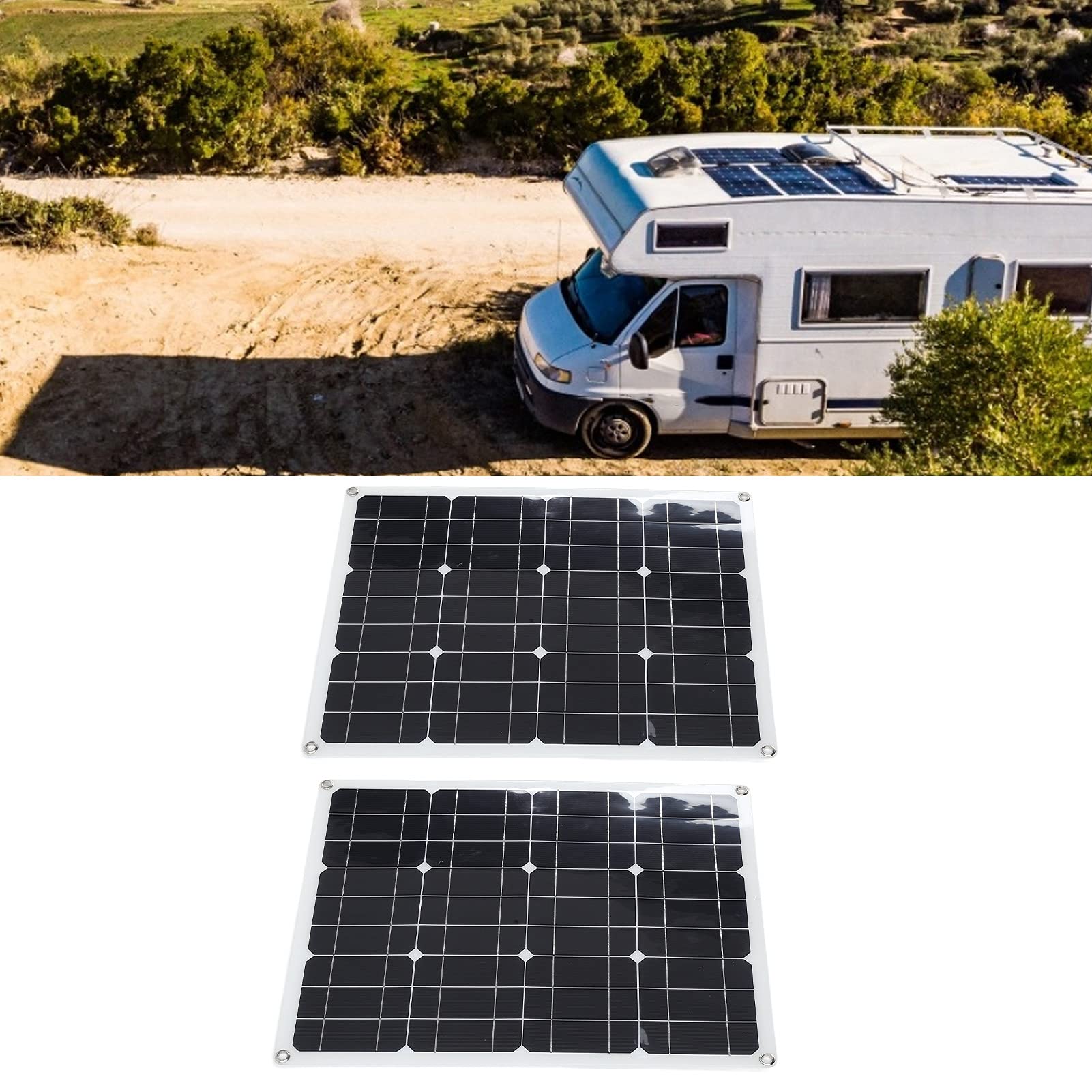 Pannello solare monocristallino da 80 W Pannello fotovoltaico ad alta efficienza Scheda caricatore solare per viaggi in nave in