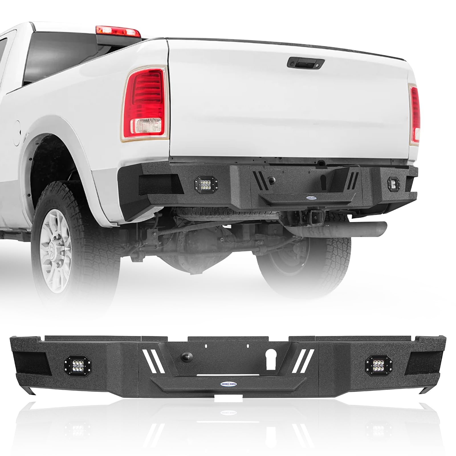 Snapklik.com : 10-18 Ram Rear Bumper For 2010-2018 Dodge Ram 2500 3500