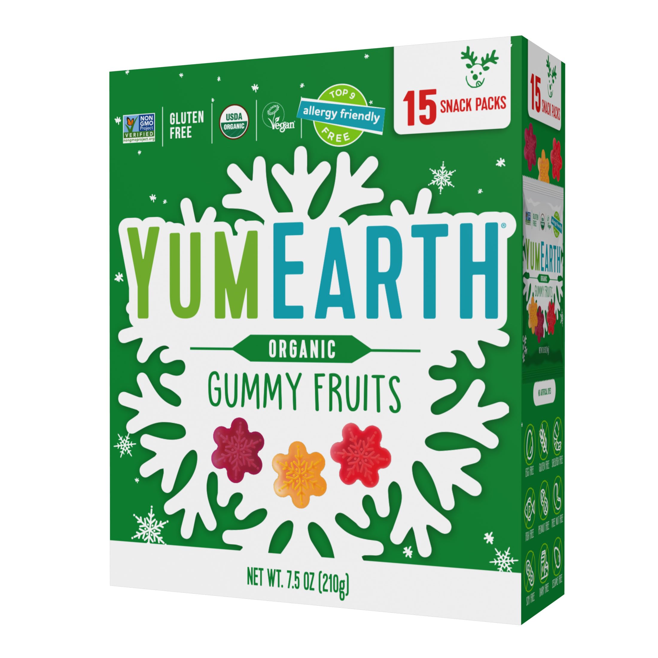 Yumearth Gummy Fruit Hol 15Ct, 7.5 oz