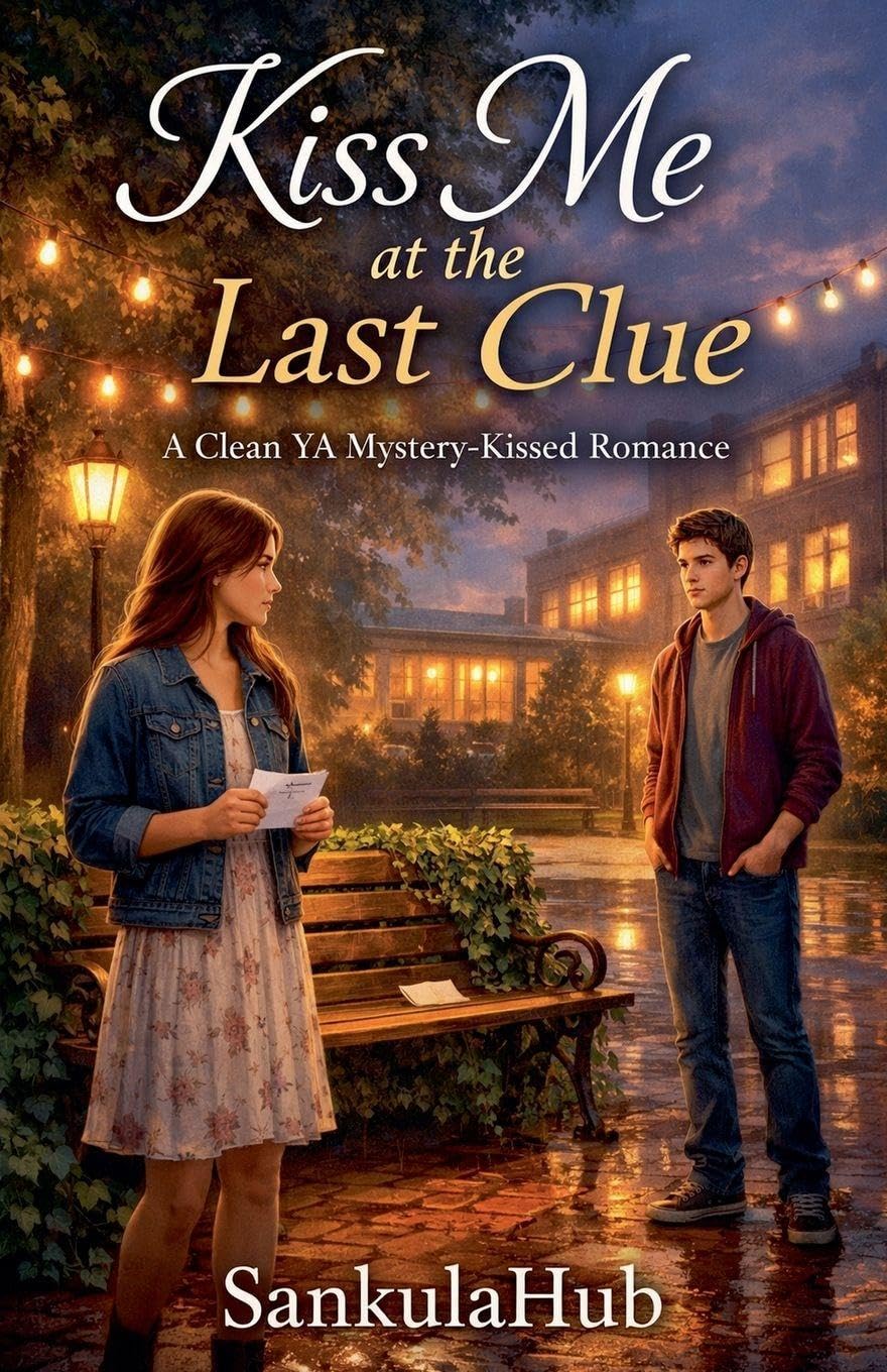 Kiss Me at the Last Clue: A Clean YA Mystery-Kissed Romance