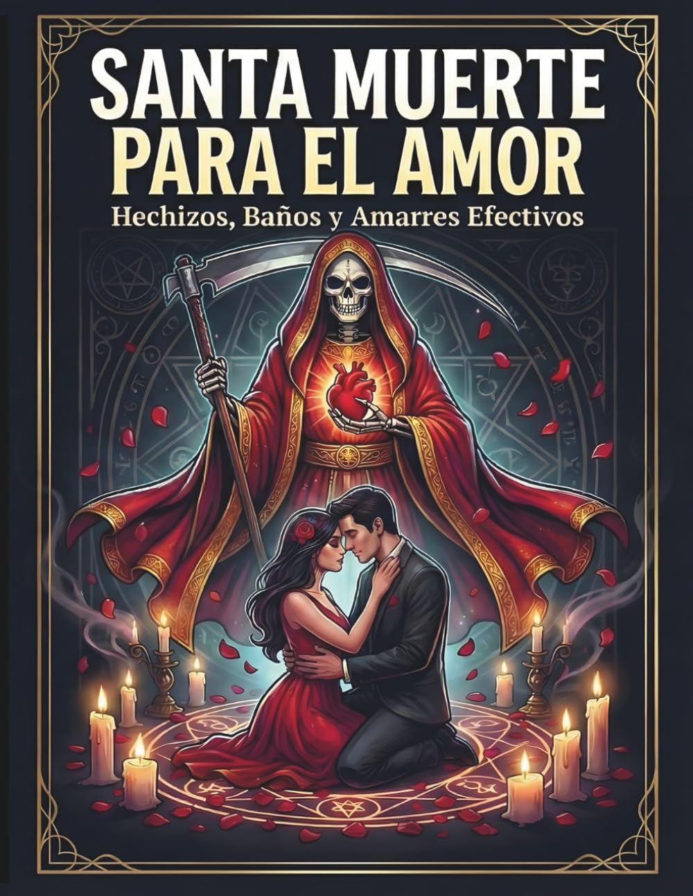 Santa Muerte para el Amor: Grimorio Gráfico Paso a Paso: Guía de Hechizos, Baños y Amarres Efectivos.