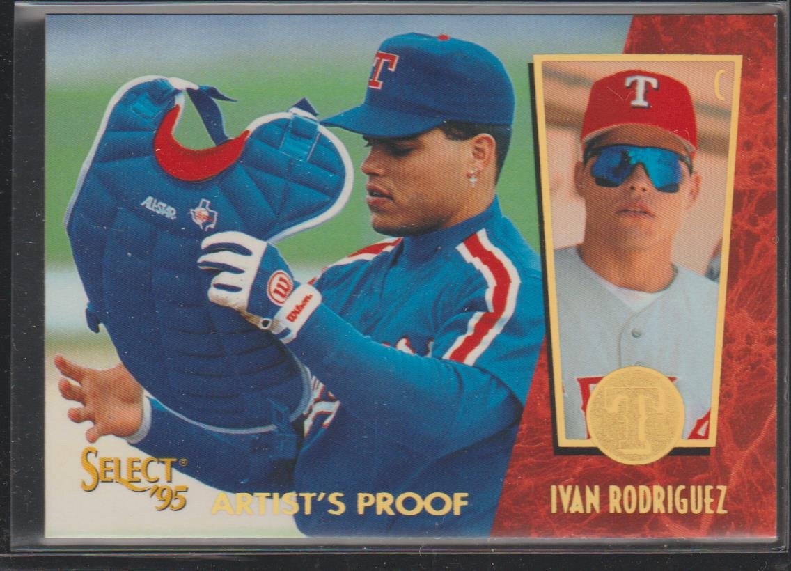 1995 Select Ivan Rodriguez Rangers Artist Proof Baseball Card #63 at  Amazon's Sports Collectibles Store