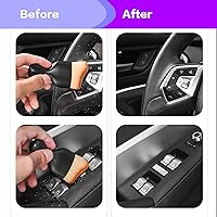 Vista 5 de Cepillo para Detalles del Interior del Coche, Cepillo de Limpieza de Cerdas Suaves para Detalles del Coche, Cepillo para Polvo, Herramienta de Negro