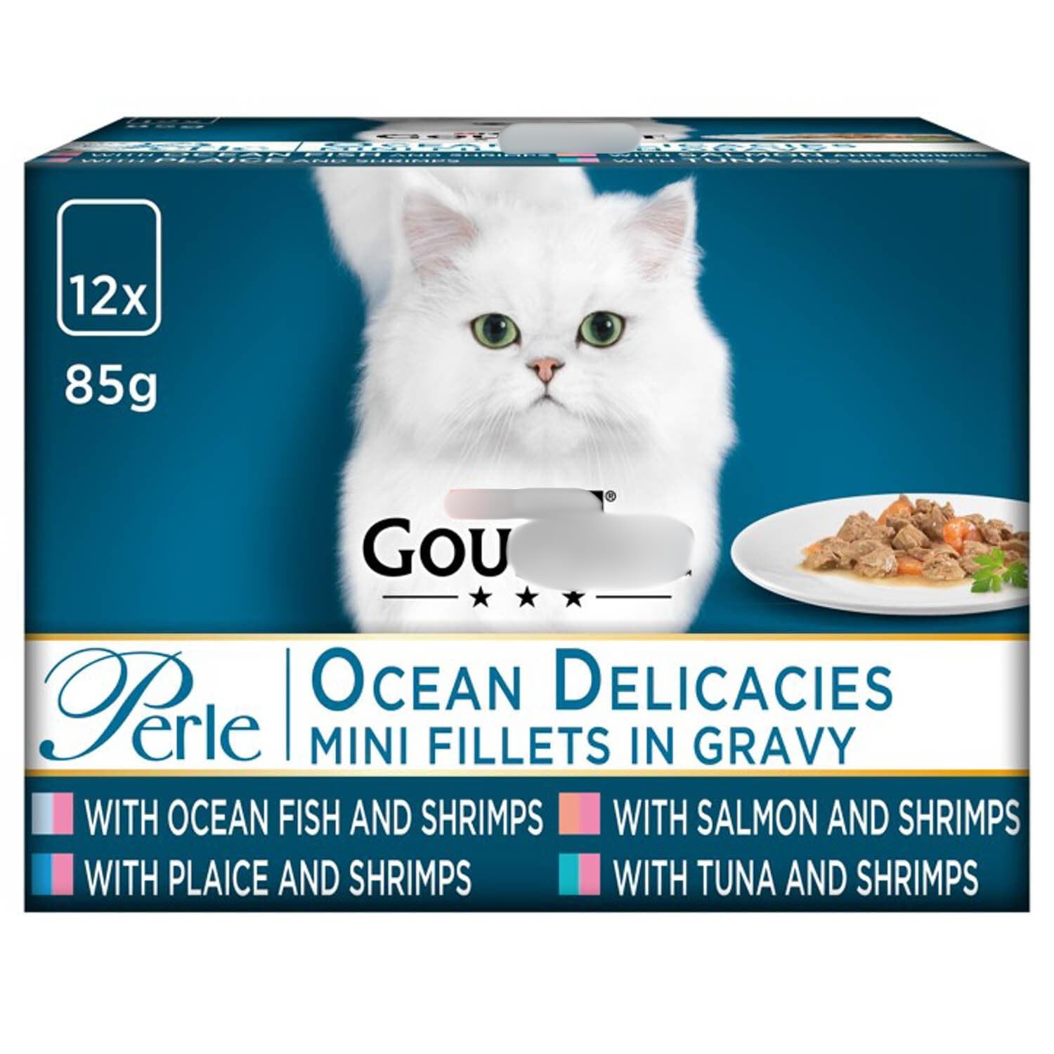 Perle Ocean Delicacies 12 x 85g - You Enjoy Feeding Your Cat Delicious Recipes Made From Simple Ingredients