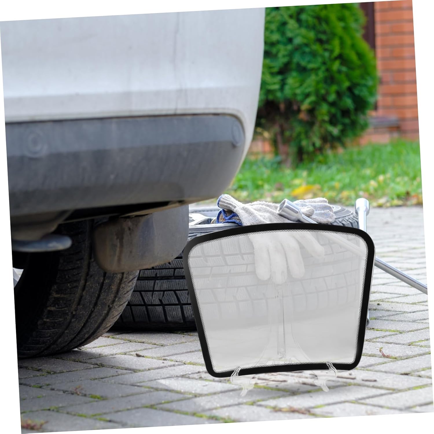 MAGICLULU Real Car Windshield Model Display Stand Windshield Sun Shade Sample Car Window Film Decor