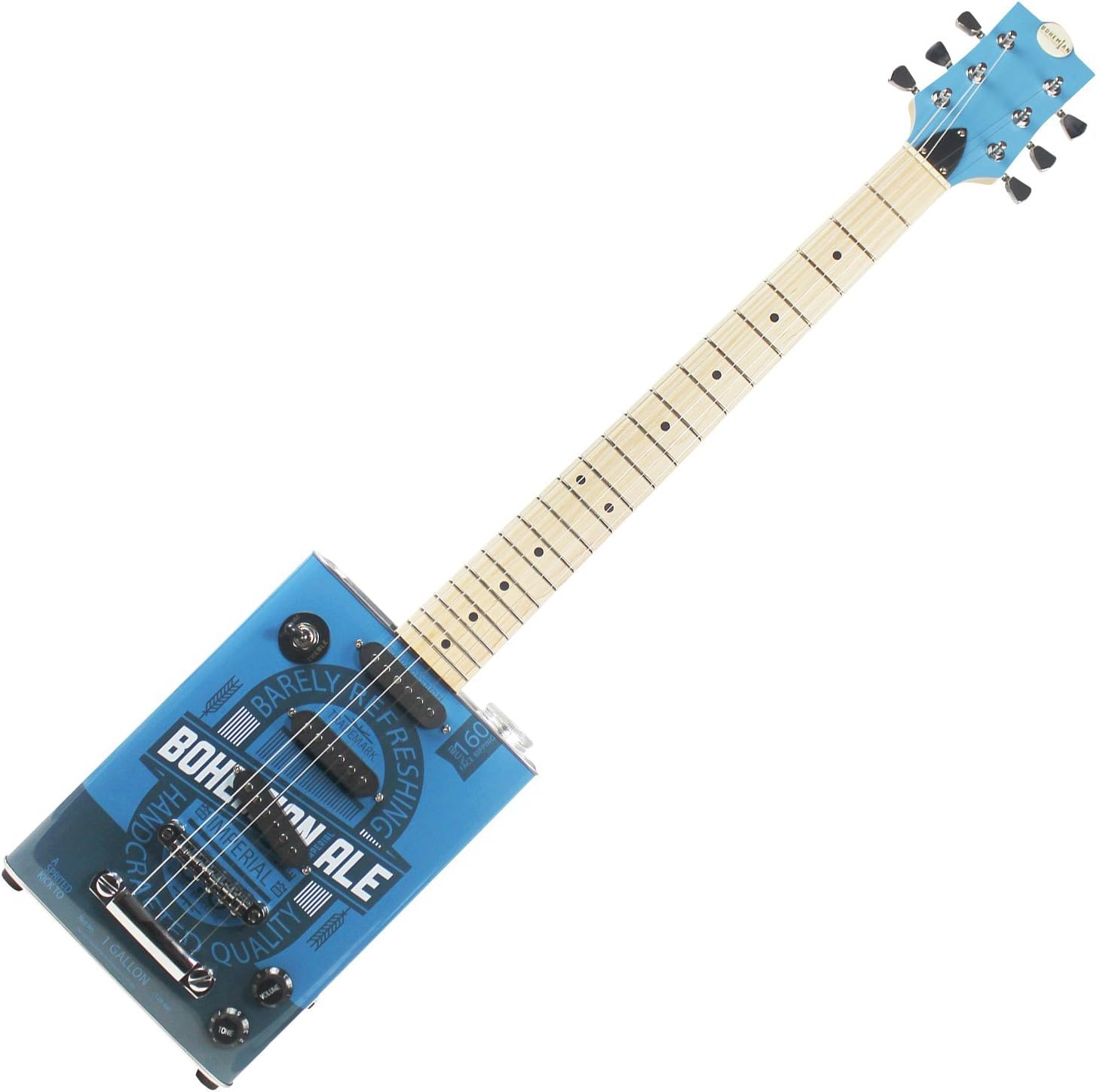 BG15AL 3SC Bohemian Ale Oil Can Guitar