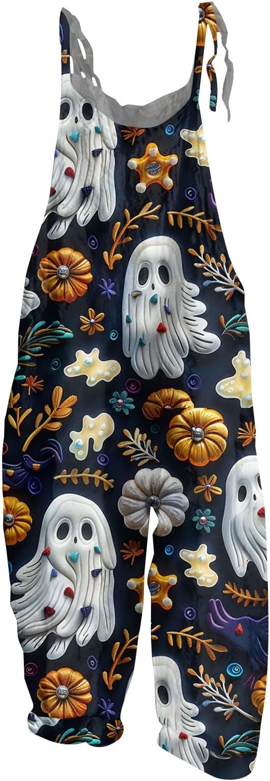 OIOLOYJM Plus Size Halloween Costumes Woman 2025 Ugly Christmas Jumpsuit for Women Overalls Rompers Dresses Pajamas Outfits