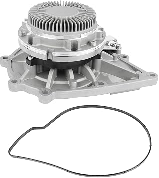 EA4712001101 Electric Water Pump with Belt Compatible with Detroit DD15 DD13 DD16 DD15-13 Engine Freightliner Cascadia Trunk Replaces EA4722001601