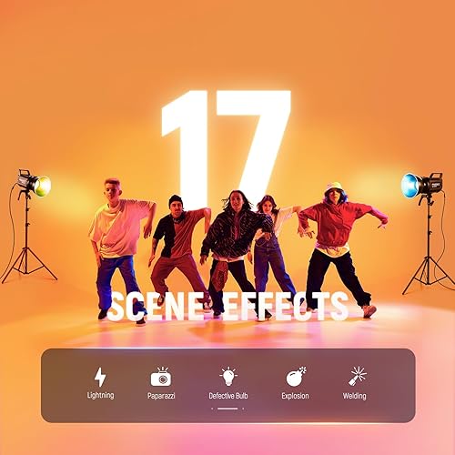 Miniatura 48 de NEEWER HB80C RGBWW - Luz de video LED con batería integrada de 72 Wh y carga rápida PD de 100 W, iluminación de salida continua COB Mini RGB de 80