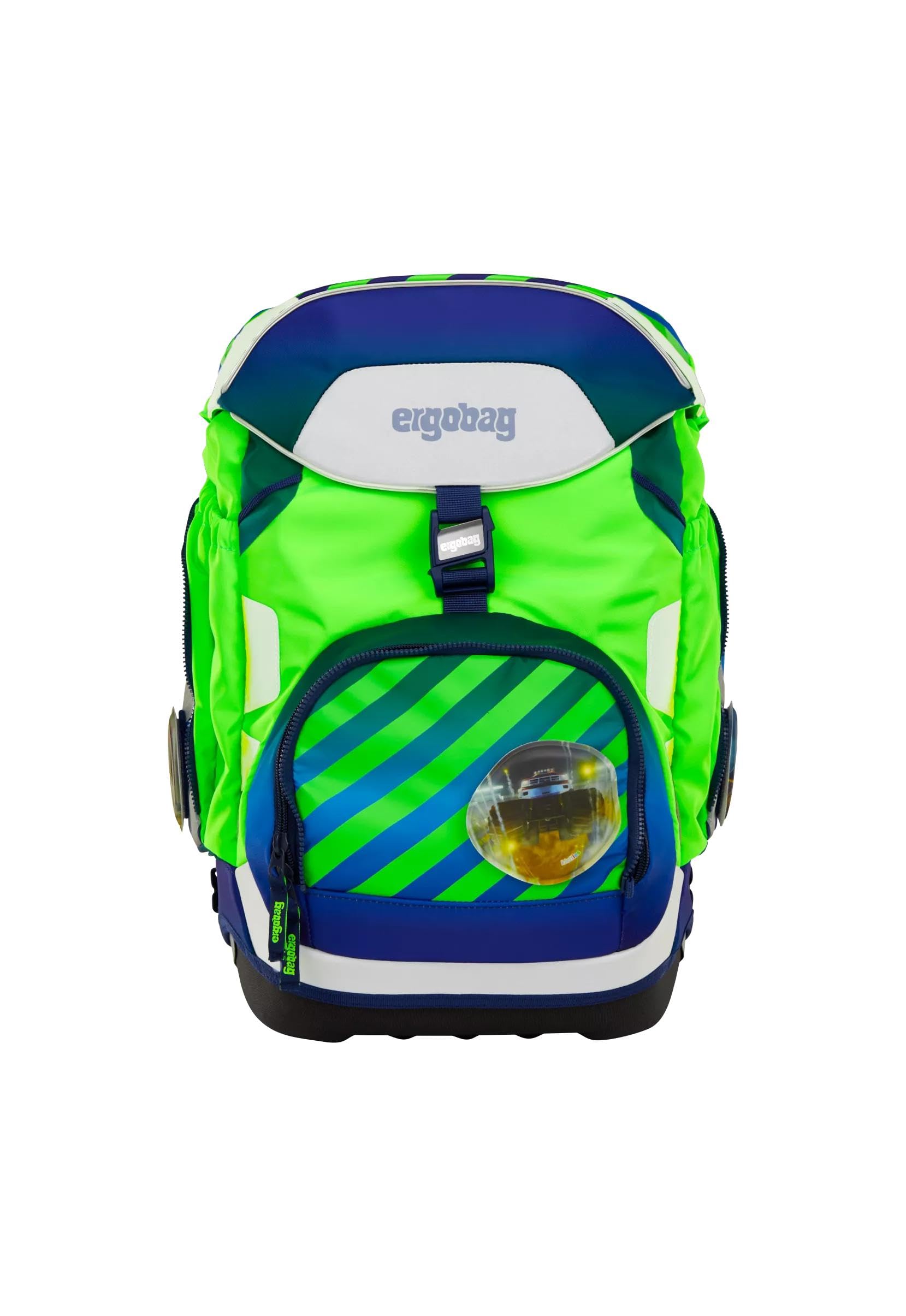ergobag Schulranzen-Set Pack Set TruckBär - Blau