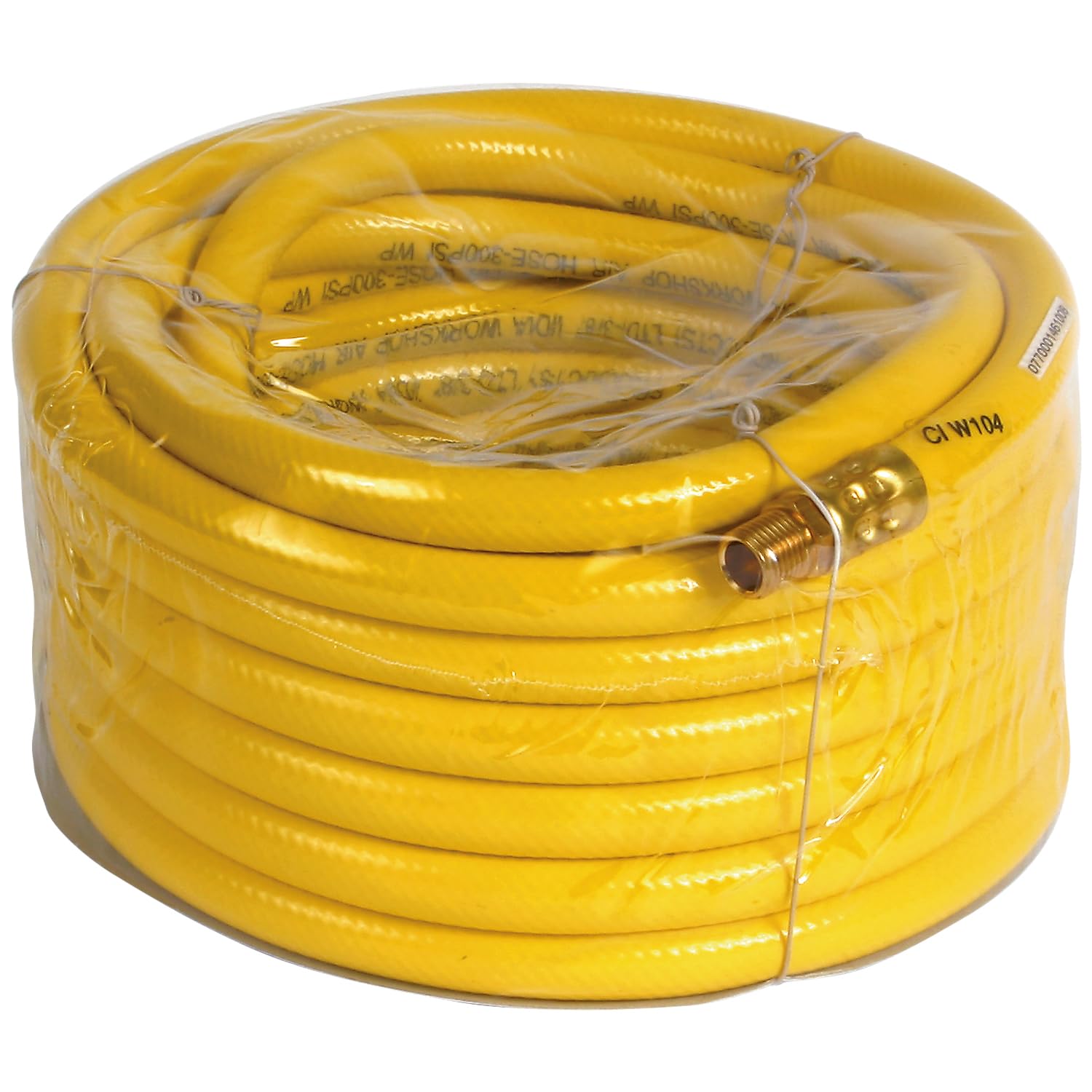 SIP Air Compressor Hose 25ft 7.6m Workshop Airline Hose PVC 20.7Bar (300psi) 1/4" BSP Fittings