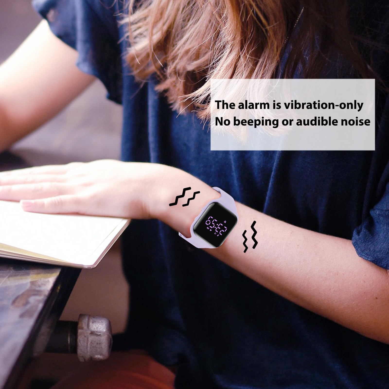 aswan watch Orologio Digitale Bambina Bambino con Contapassi,Calorie e Distanza senza App,Sveglia, Cronometro, Data, Luce-Orologio da polso Ragazza Ragazzo con Cinturino in Silicone